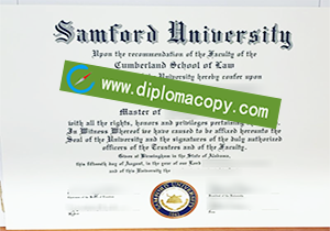 buy fake Samford University diploma