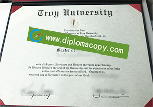 buy fake Troy University diploma