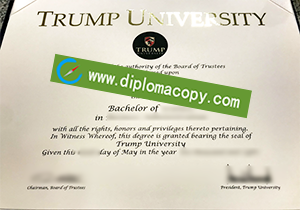 buy fake Trump University degree