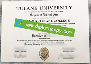 buy Tulane University fake degree