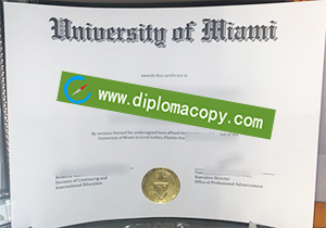 buy fake University of Miami degree