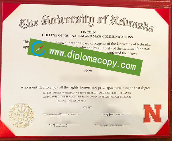 University of Nebraska diploma, fake University of Nebraska degree