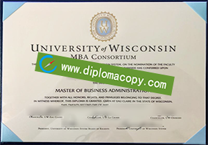 buy fake University of Wisconsin MBA Consortium diploma