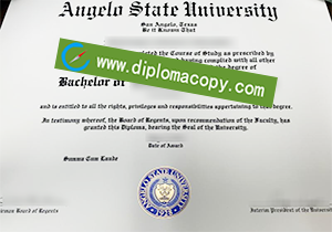 buy fake Angelo State University diploma