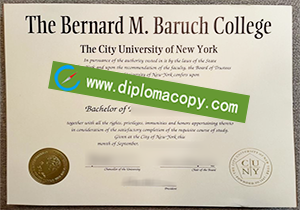 buy fake Baruch College diploma