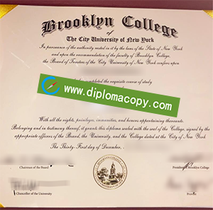 buy Brooklyn College fake diploma