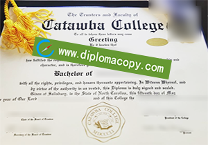 buy fake Catawba College diploma