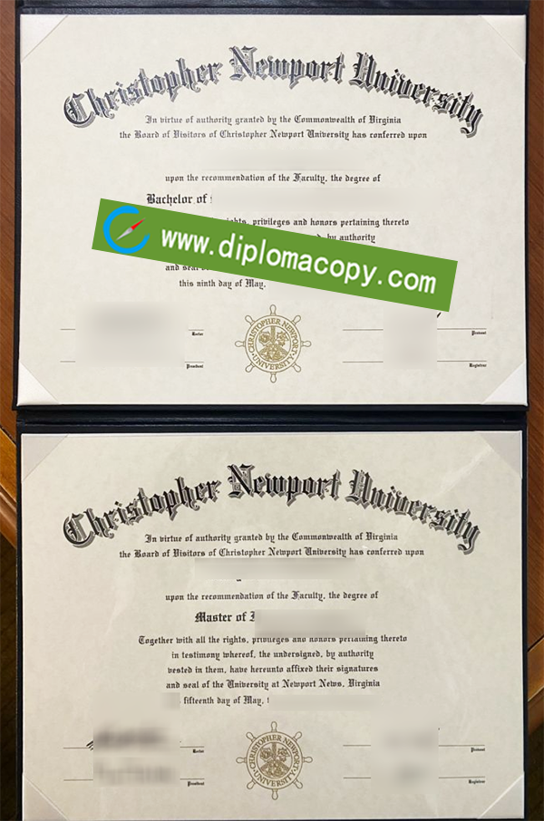 CNU degree, fake Christopher Newport University diploma