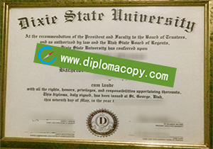 buy fake Dixie State University diploma