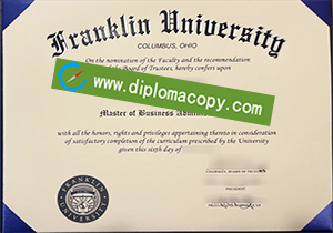 buy fake Franklin University degree