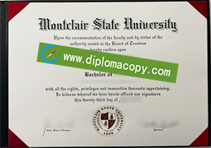 buy fake Montclair State University diploma