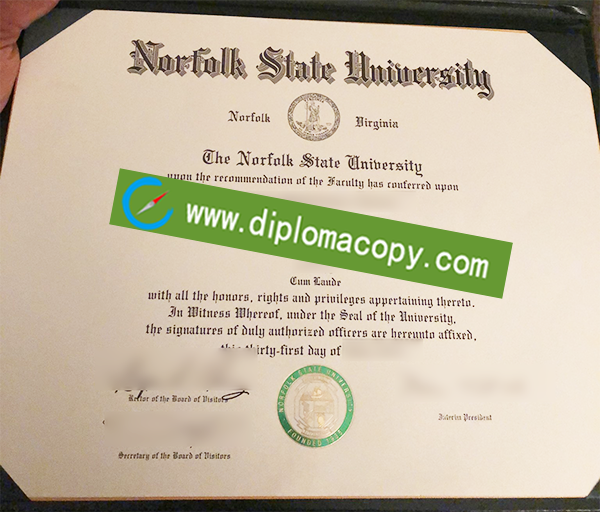 NSU fake diploma, Norfolk State University degree