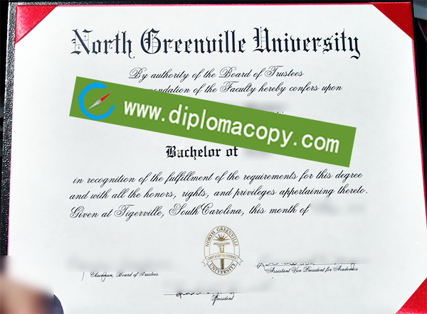 North Greenville University degree, fake North Greenville University diploma