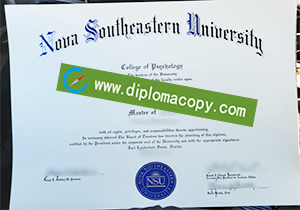 buy fake Nova Southeastern University diploma