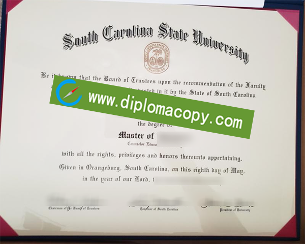 SC State University degree, SCSU diploma