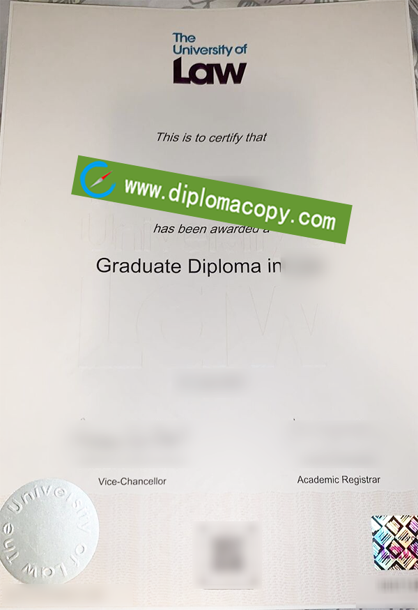 University of Law degree, fake University of Law diploma