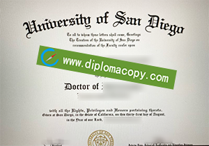 buy fake University of San Diego degree
