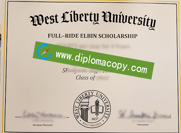 WLU diploma, West Liberty University degree
