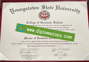 buy fake Youngstown State University diploma