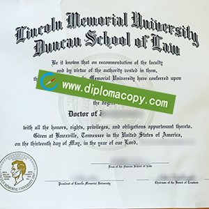 buy fake Lincoln Memorial University diploma