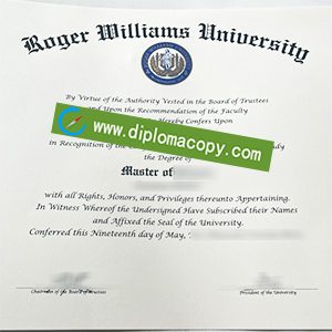 buy fake Roger Williams University diploma