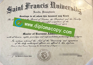 buy fake Saint Francis University degree