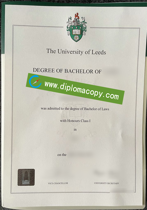 University of Leeds diploma, University of Leeds certificate