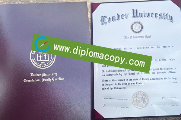 Lander University diploma, Lander University degree
