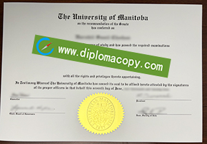 buy fake University of Manitoba diploma
