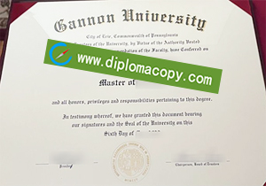 buy fake Gannon University diploma