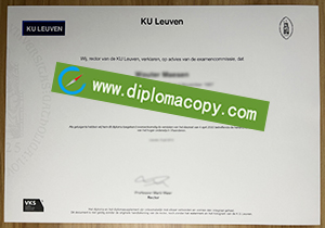 buy KU Leuven fake degree