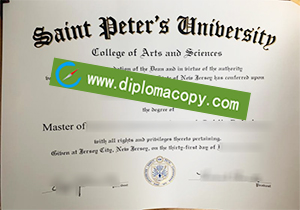 buy fake Saint Peter's University degree