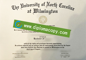 buy fake University of North Carolina Wilmington diploma