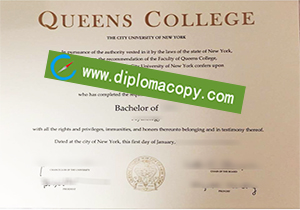 buy fake Queens College diploma