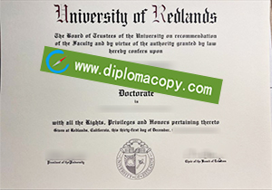 buy fake University of Redlands degree