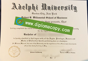 buy fake Adelphi University diploma