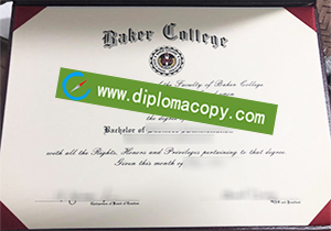 buy fake Baker College diploma