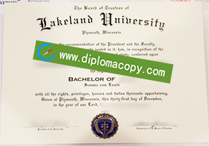 buy fake Lakeland University diploma