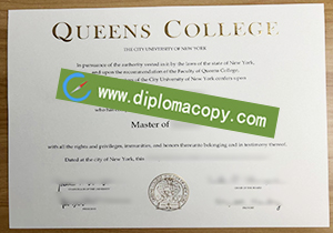 buy fake Queens College degree