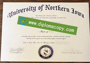 buy fake University of North Iowa degree
