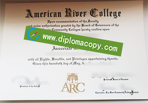 buy fake American River College diploma
