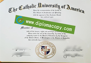 buy fake Catholic University of America diploma