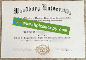 buy fake Woodbury University diploma