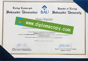 buy fake Bahcesehir University diploma