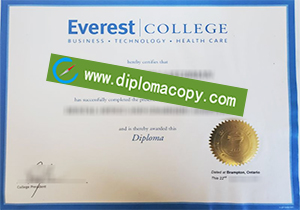 buy fake Everest College diploma