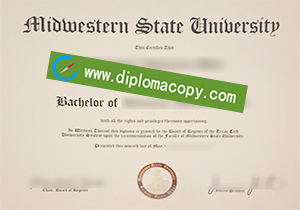 buy fake Midwestern State University diploma