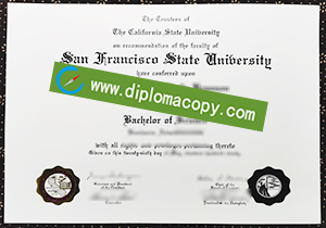 buy fake SFSU diploma