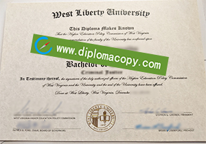 buy fake West Liberty University diploma