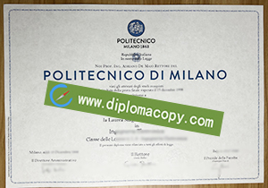 buy fake Politecnico di Milano degree