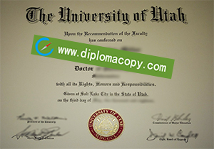 buy fake University of Utah diploma